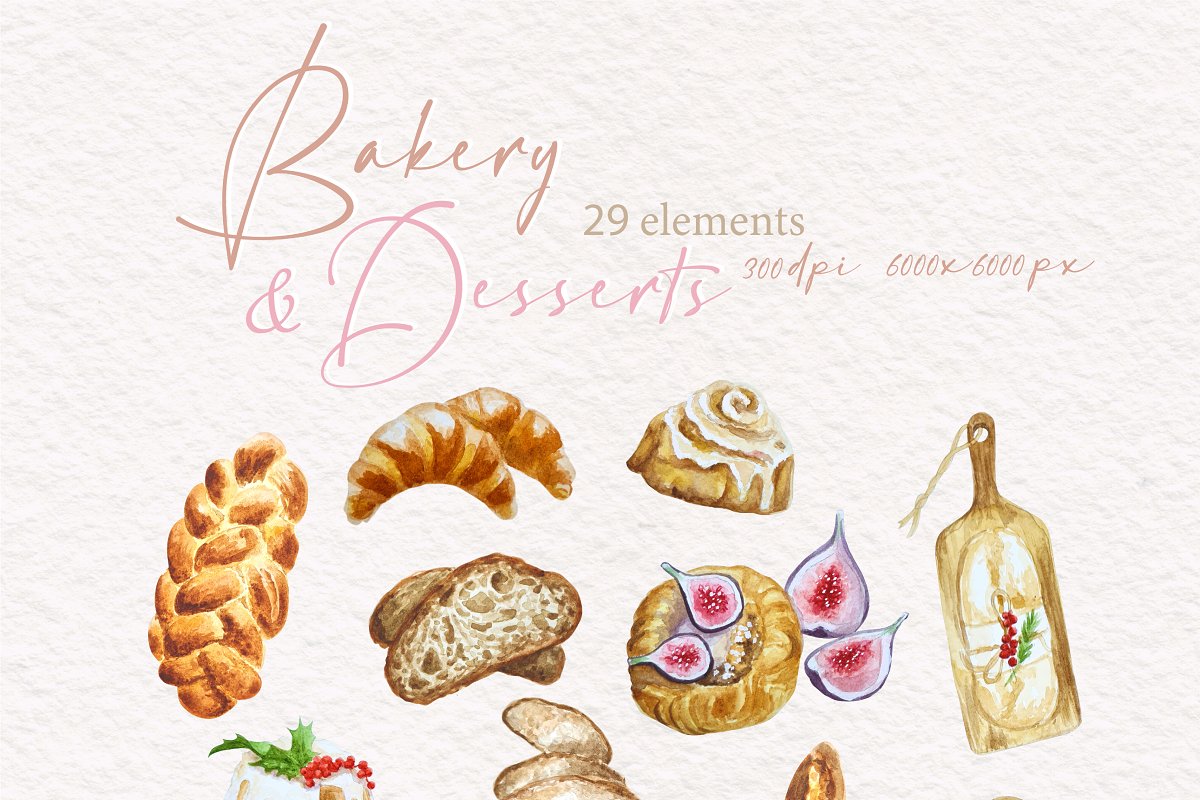 Bakery & Desserts elements.