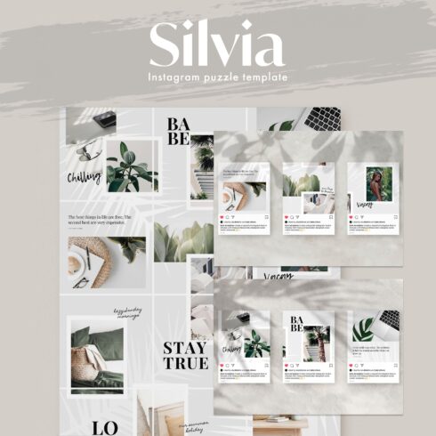 Silvia Instagram puzzle | CANVA.