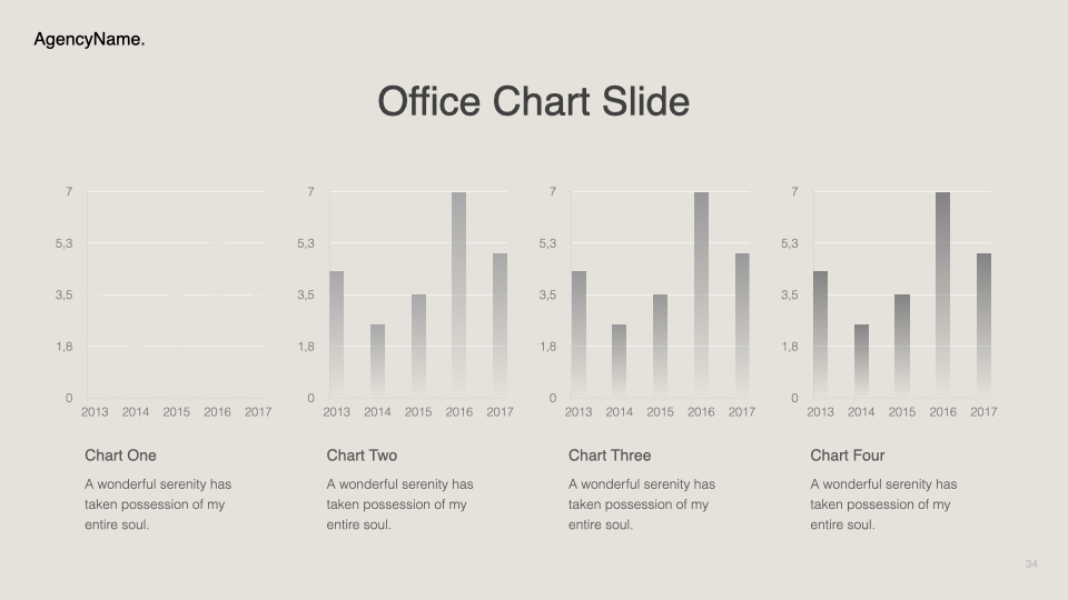 Office chart slide.