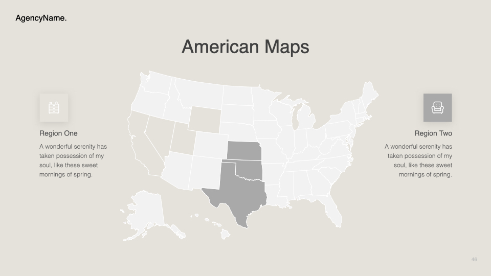 American maps.