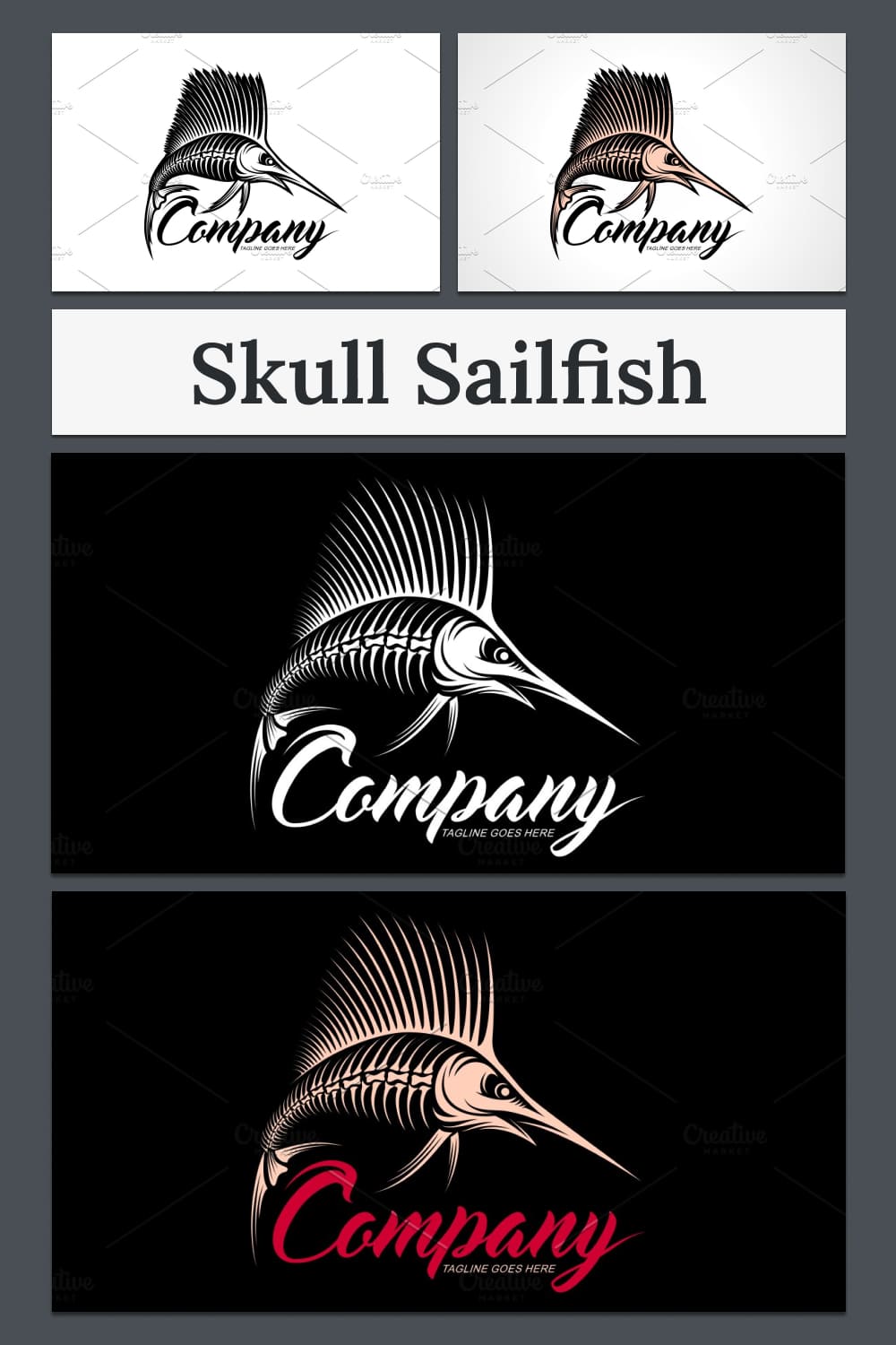 Skull Sailfish - pinterest preview image.