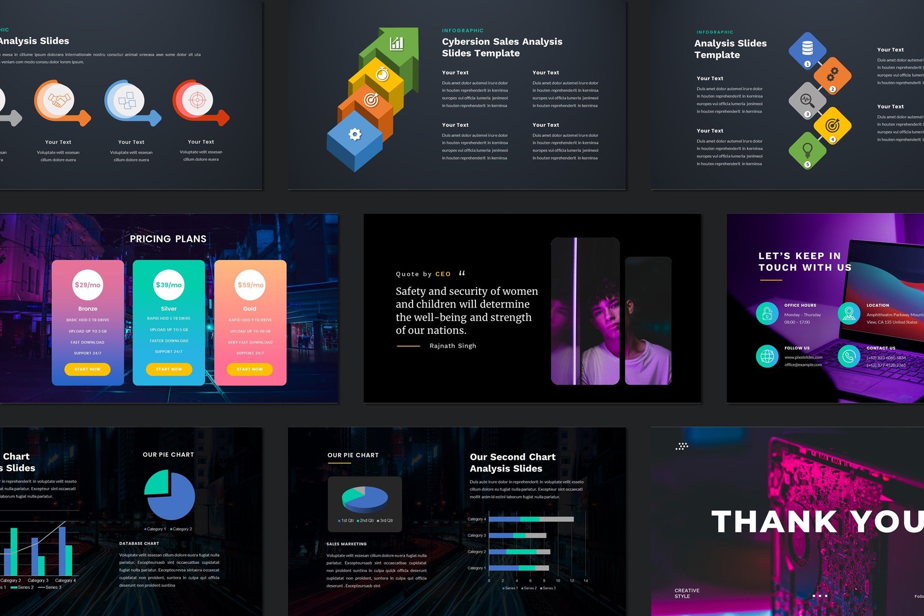 So bright elements for your presentation.