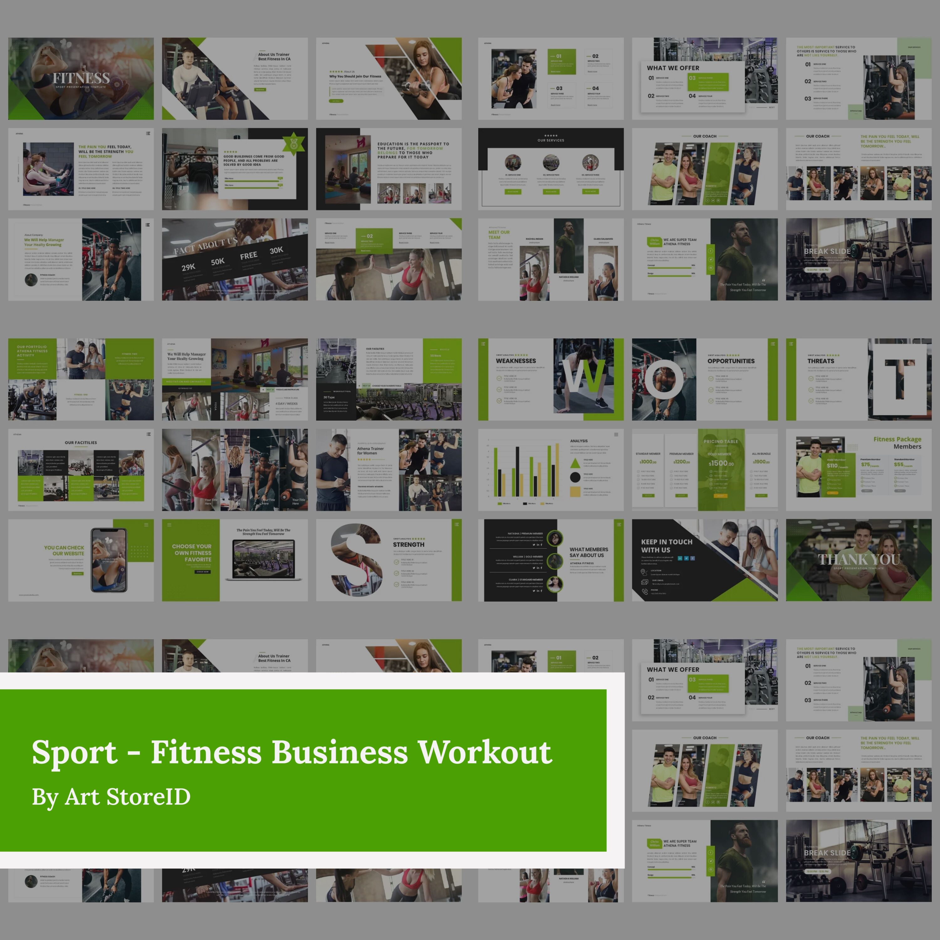 Sport - Fitness Business Workout.