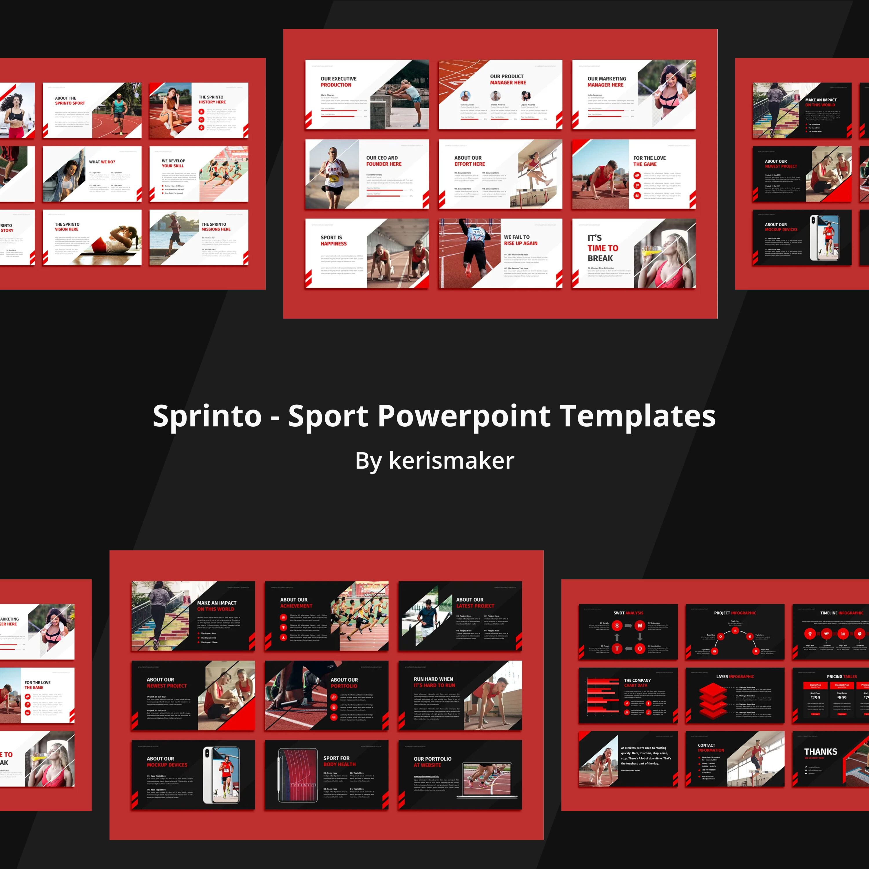 Sprinto - Sport Powerpoint Templates.