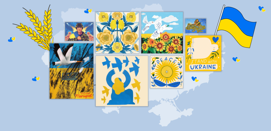 StandWithUkraine: Awesome Illustrations that Show Solidarity with Ukraine.
