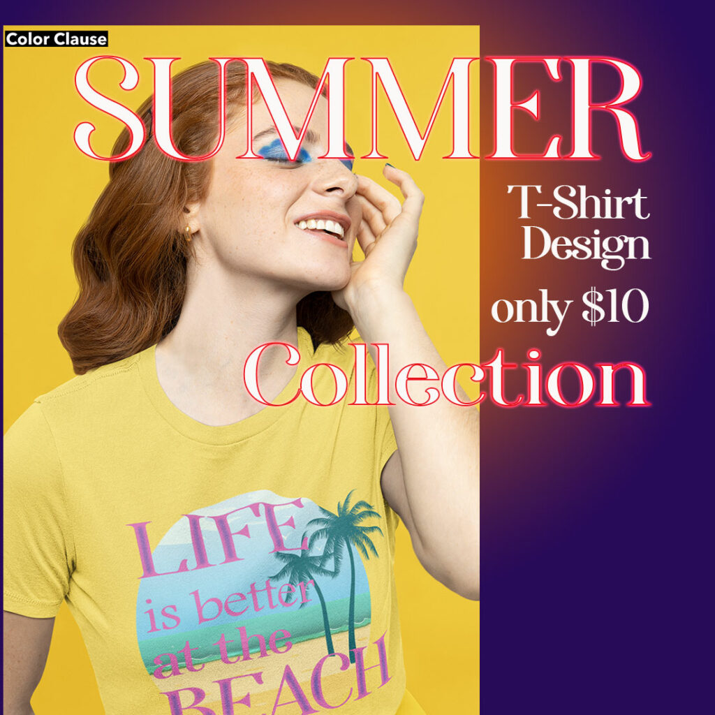 Summer Collection T-shirt Designs bundle-only $10 - MasterBundles