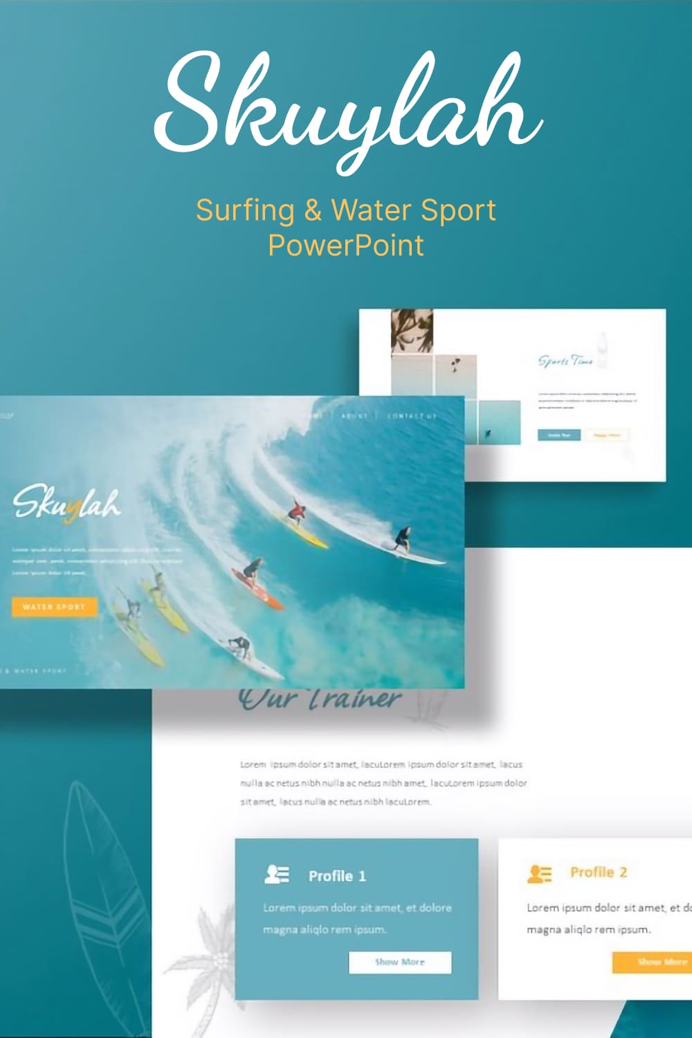 surfing water sport powerpoint 03