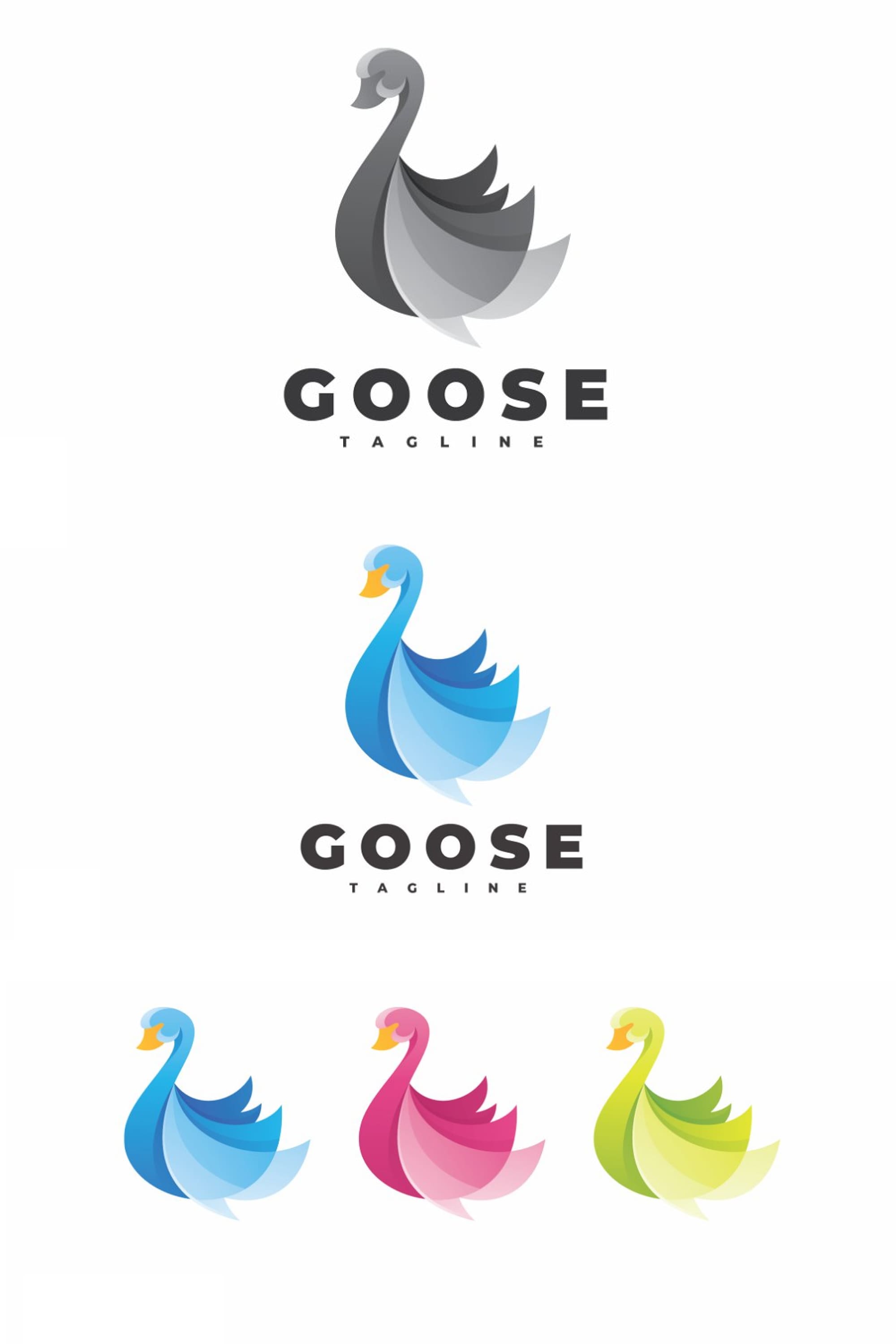 swan goose logo template pinteres 2