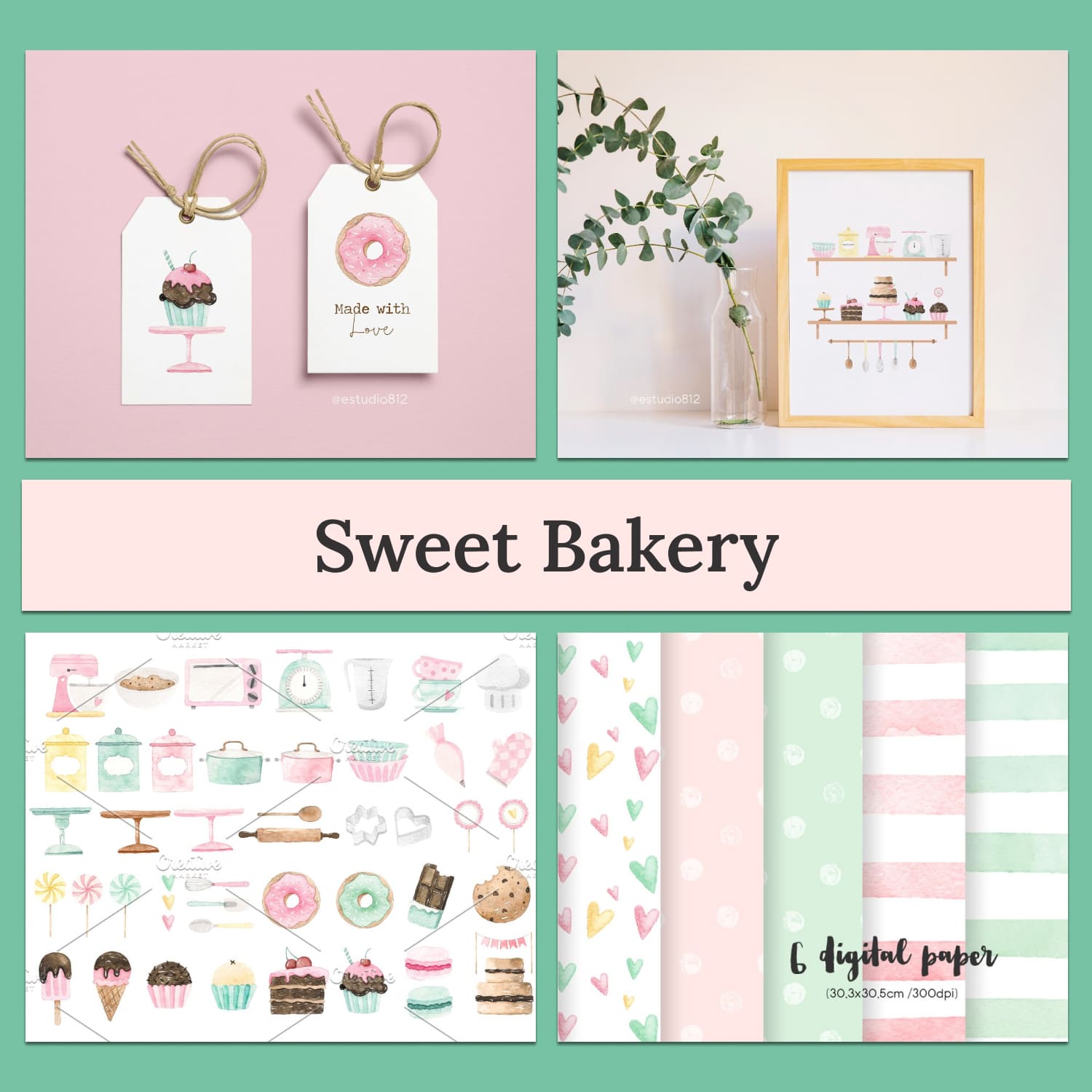 Sweet bakery - main image preview.