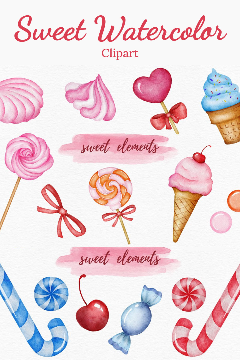 sweet watercolor clipart 03