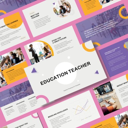 Teacher Powerpoint Template – Masterbundles