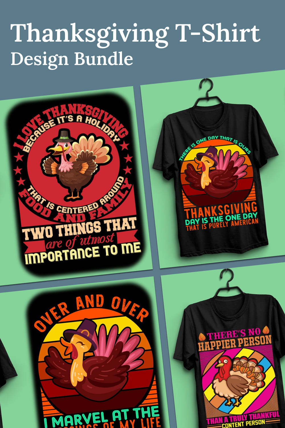 thanksgiving t shirt design bundle 4 04