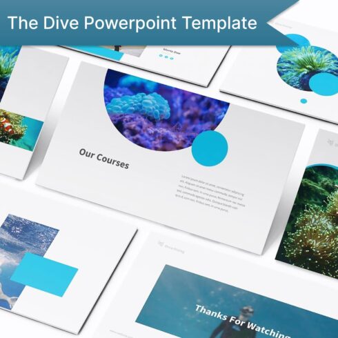 The Dive Powerpoint Template.