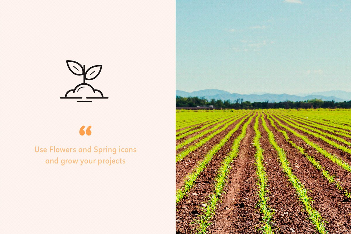 Use spring icons and grow your projects.