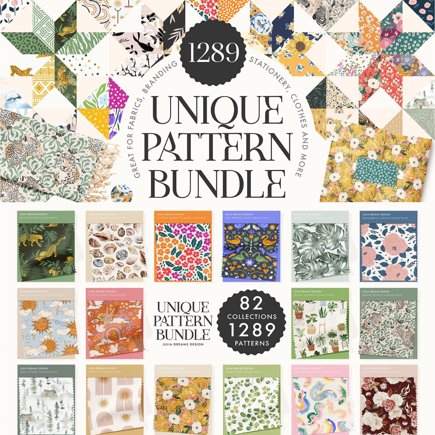 Unique pattern bundle - main image preview.