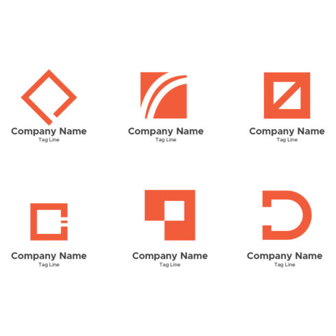 Minimalist Logo In Square - MasterBundles