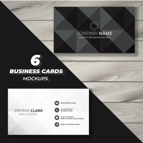 Business Cards Mockups cover image.