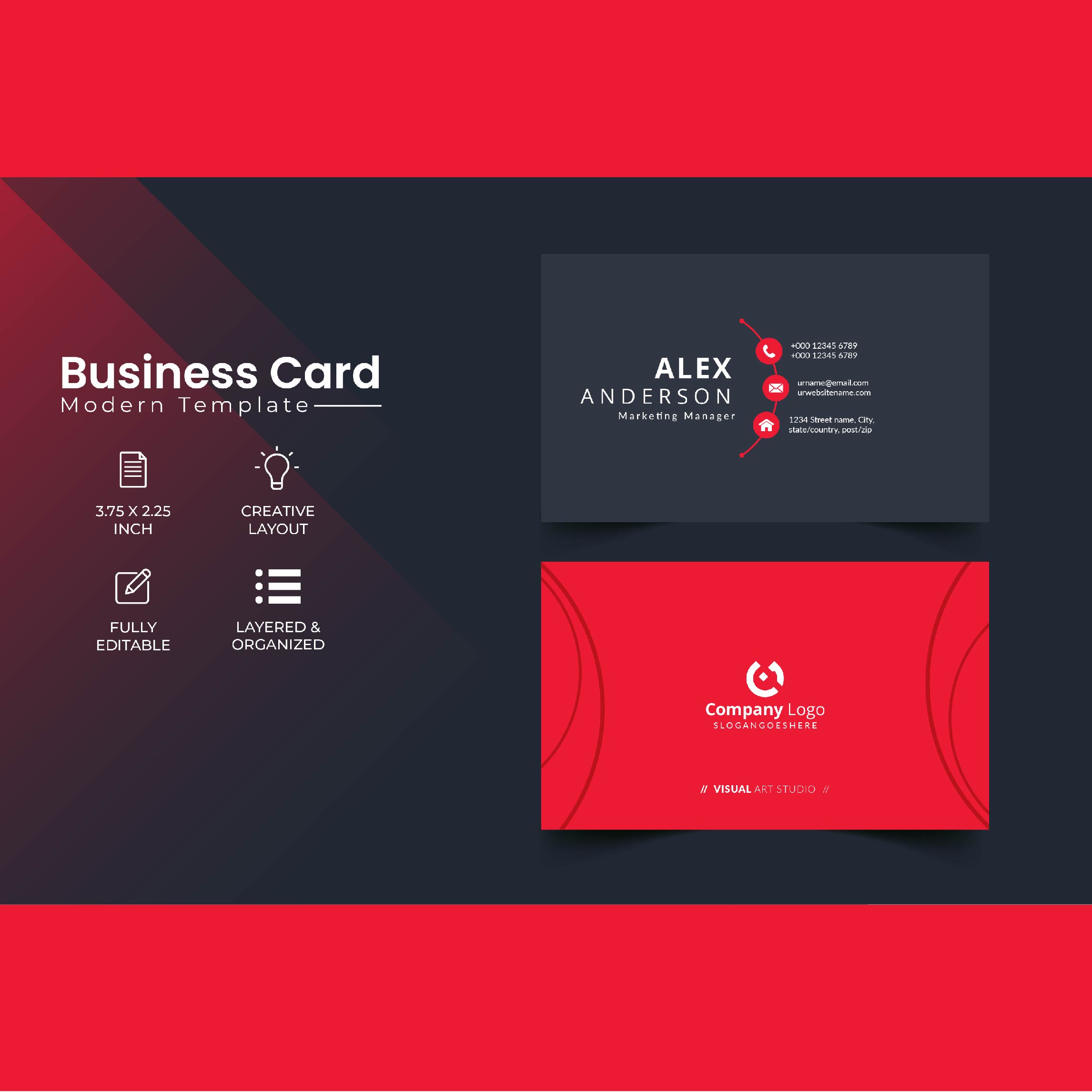 Business Cards Mockups previews.