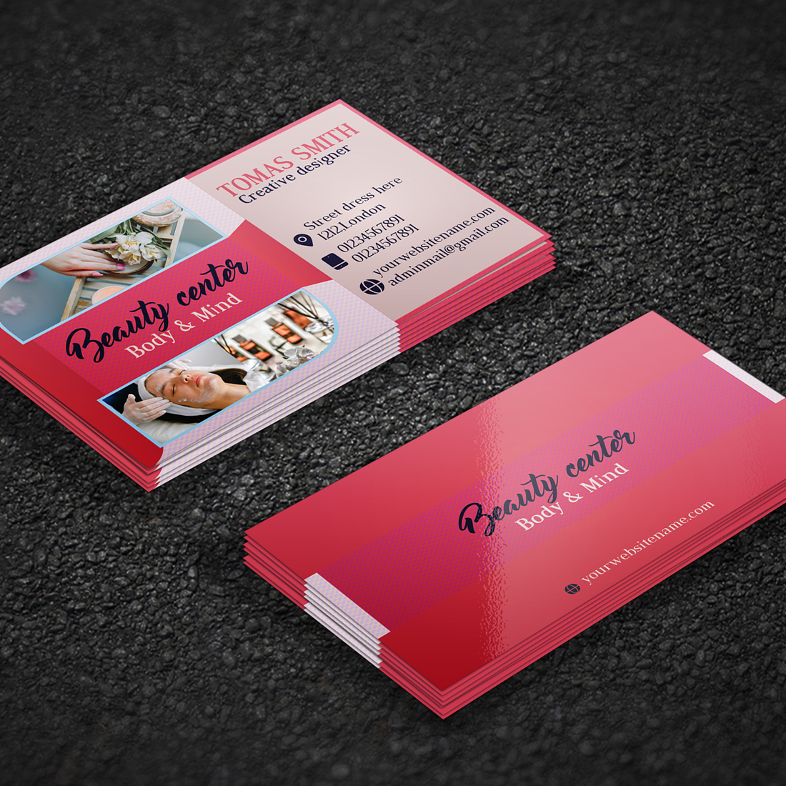 Spa Flyer and Business Card Template