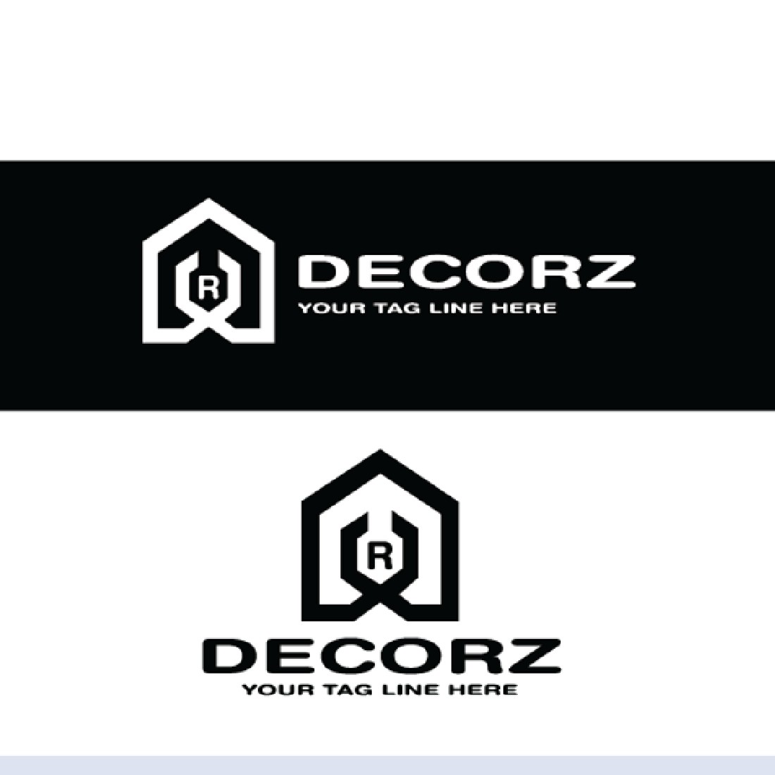 Docorz Real Estate Logo - Editable previews.
