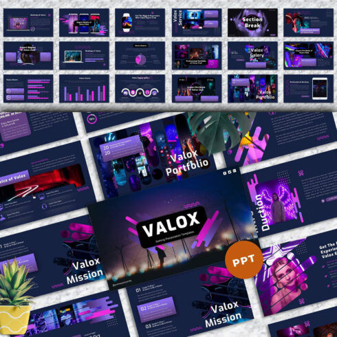 Valox - Gaming Powerpoint Template.