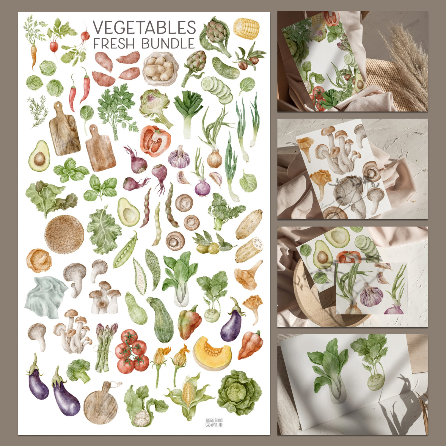 Vegetables bundle created by An_Kle 2.