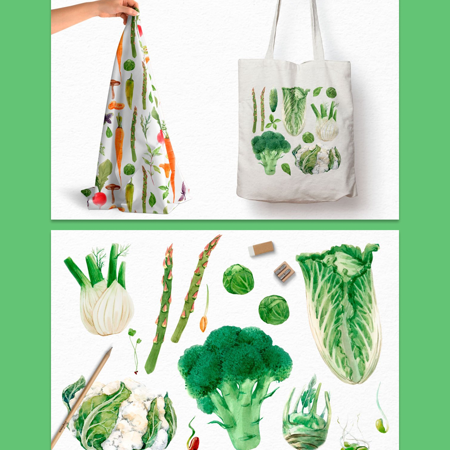 "Vegetables" PNG set created by Lembrik's Artworks.