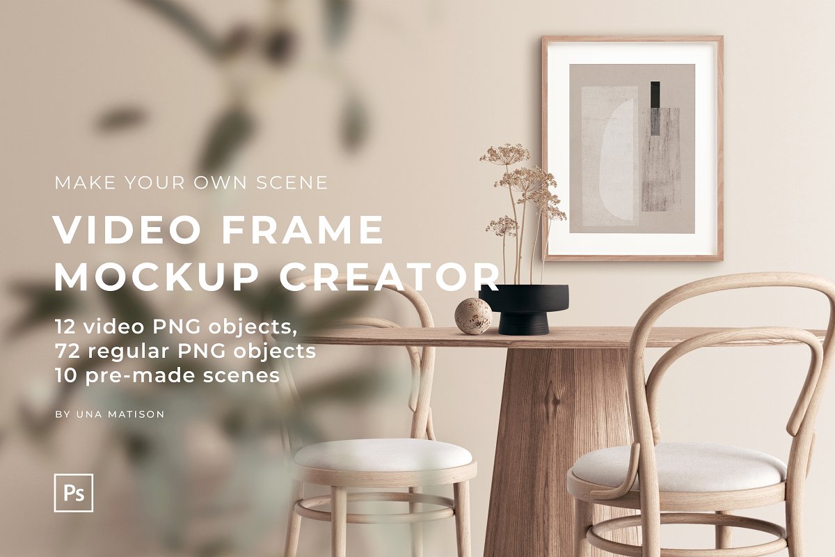 Cover image of Video Frame Mockup Creator.