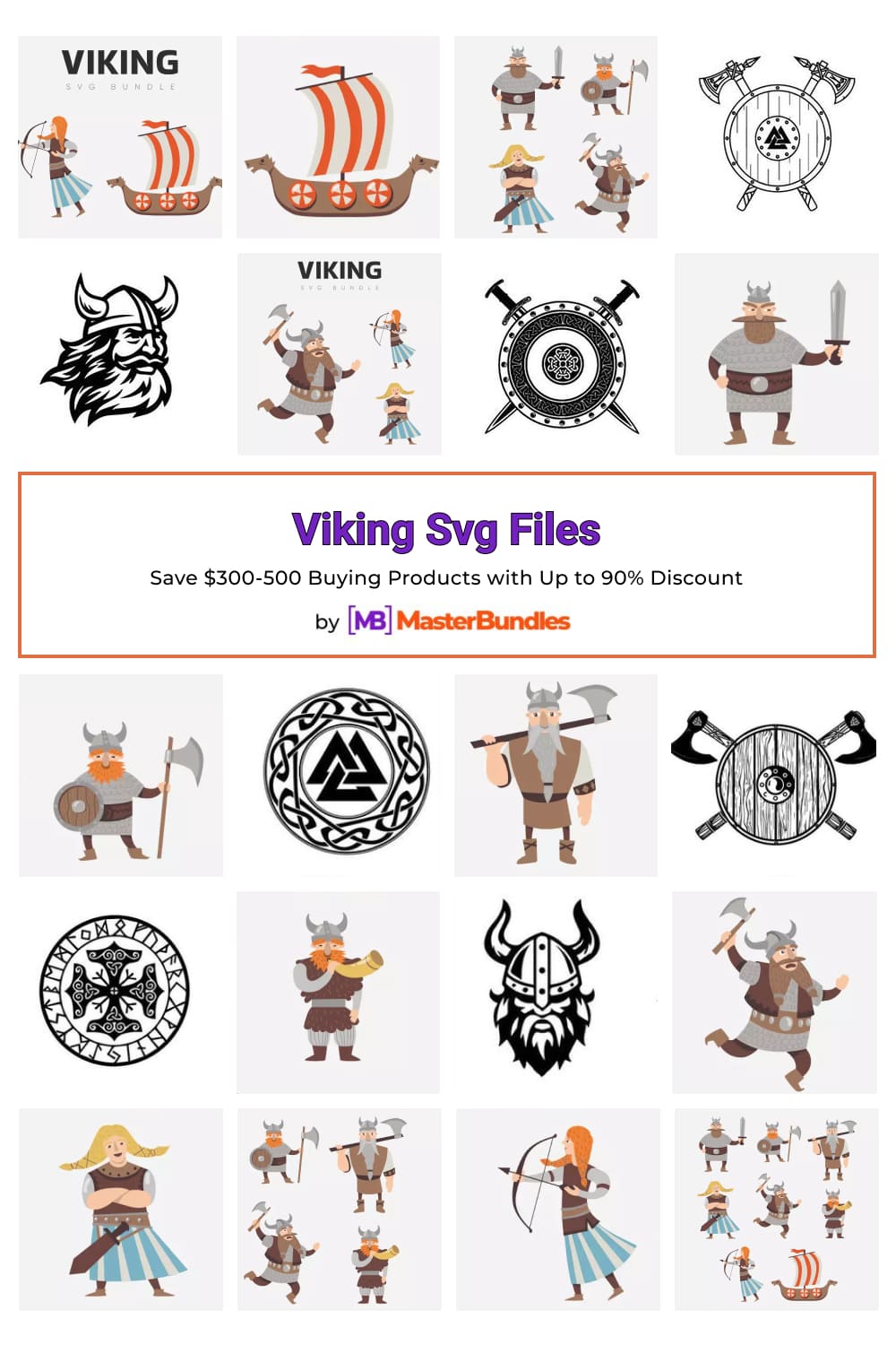 Viking Svg Files Pinterest image.