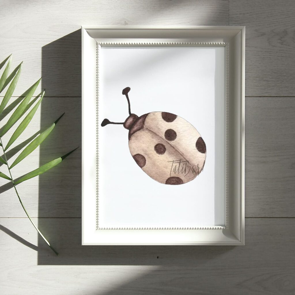 Watercolor Ladybugs Clip Art – MasterBundles