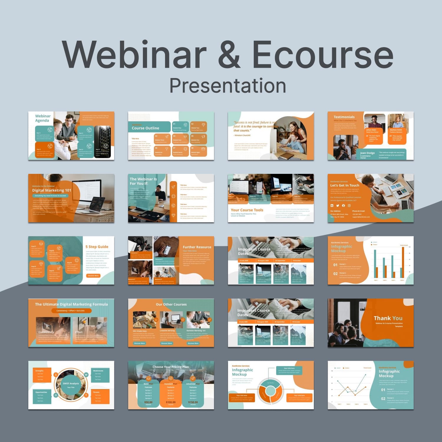 Webinar & Ecourse Presentation.
