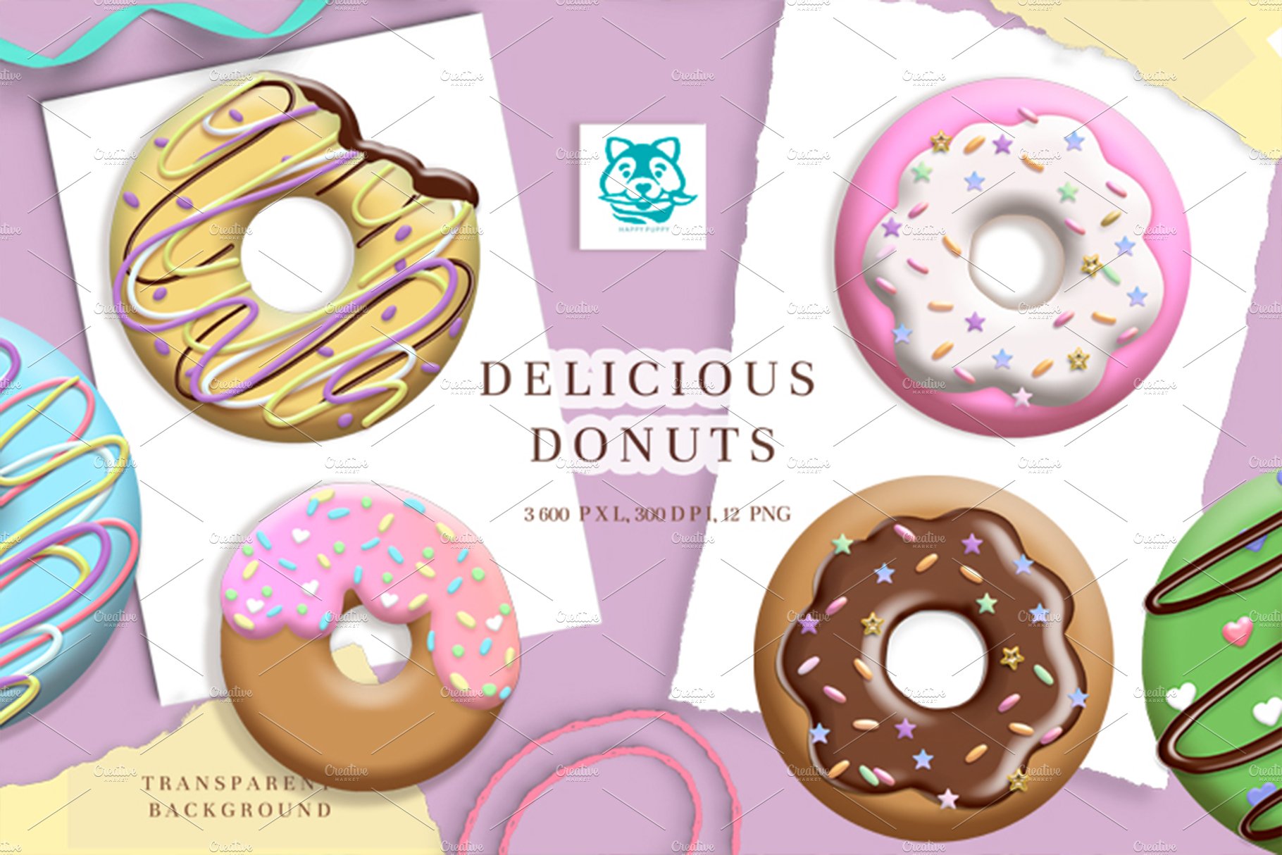 Delicious donuts for you.