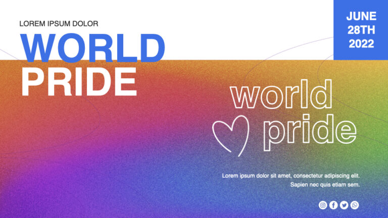 World Pride Presentation Template – MasterBundles
