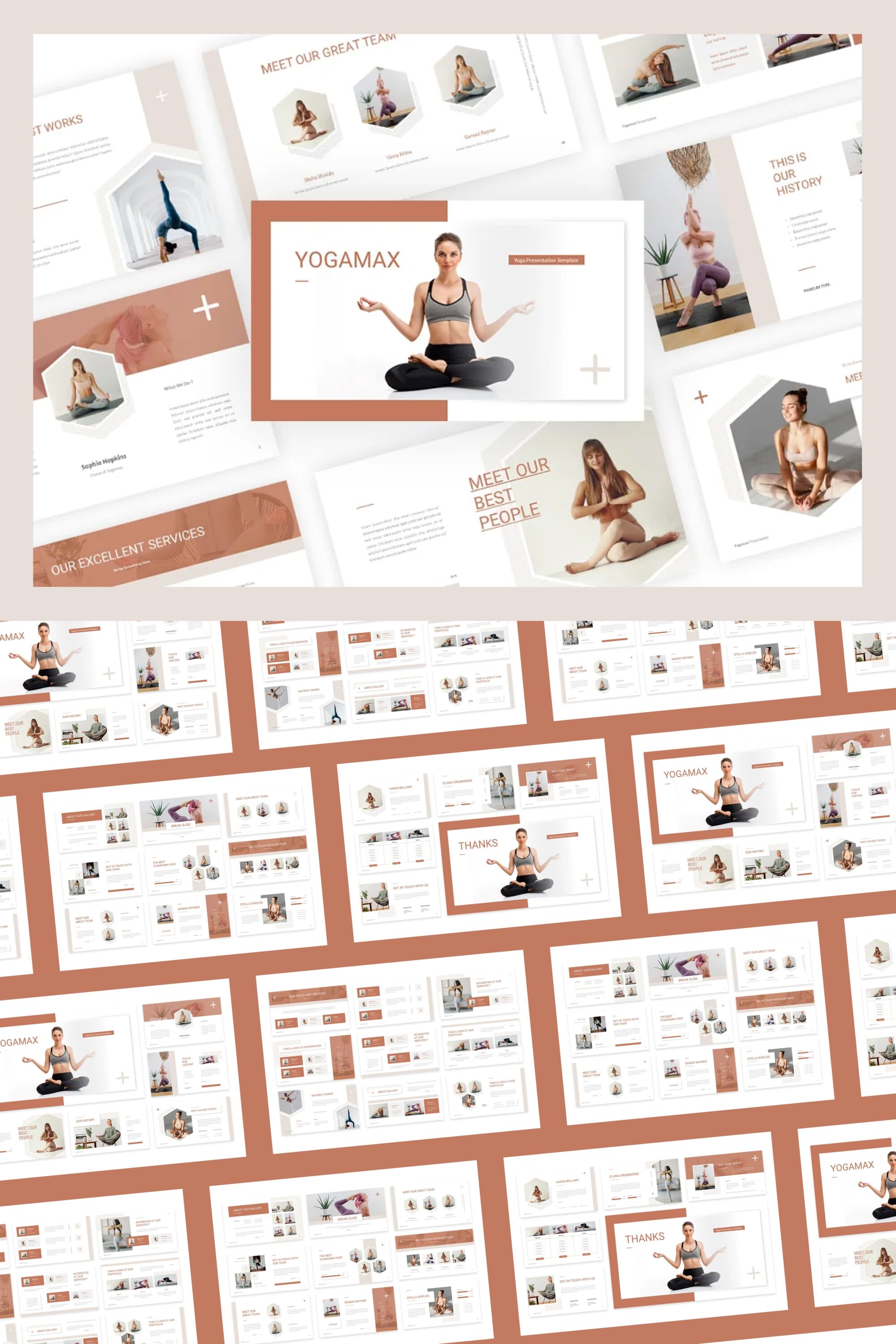 yogamax yoga powerpoint template 03