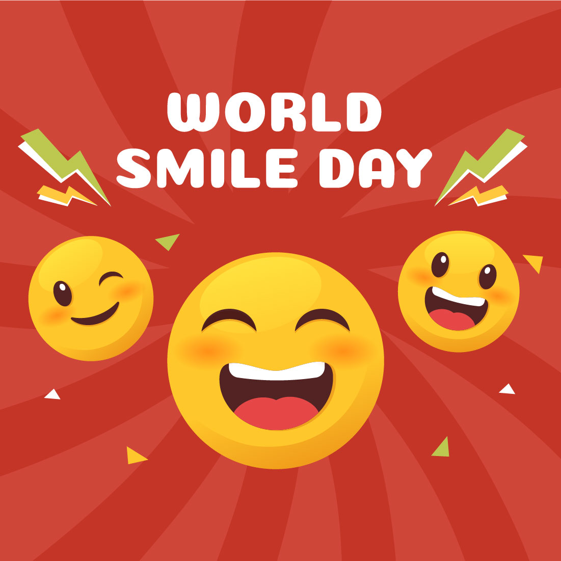 17 World Smile Day Illustration preview image.