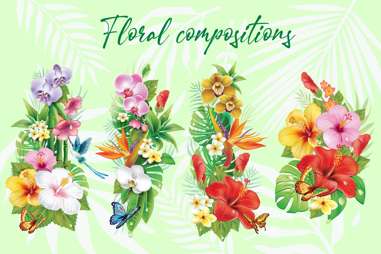 Some floral compositions.