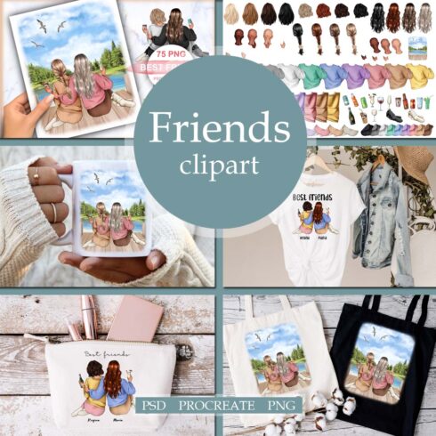 Best Friend Clipart Friends Or Sister Cover Image.