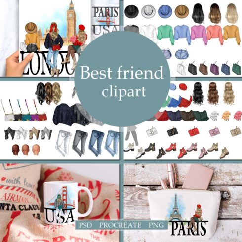 Best Friend Clipart Journeys Cover Image.