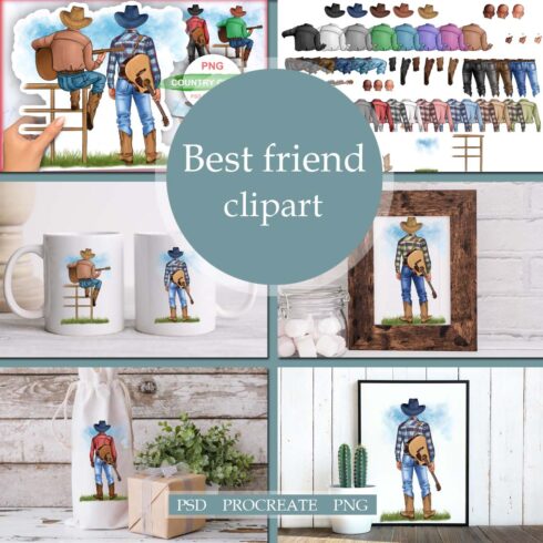 Best Friend Clipart And Country Clipart Cover Image.