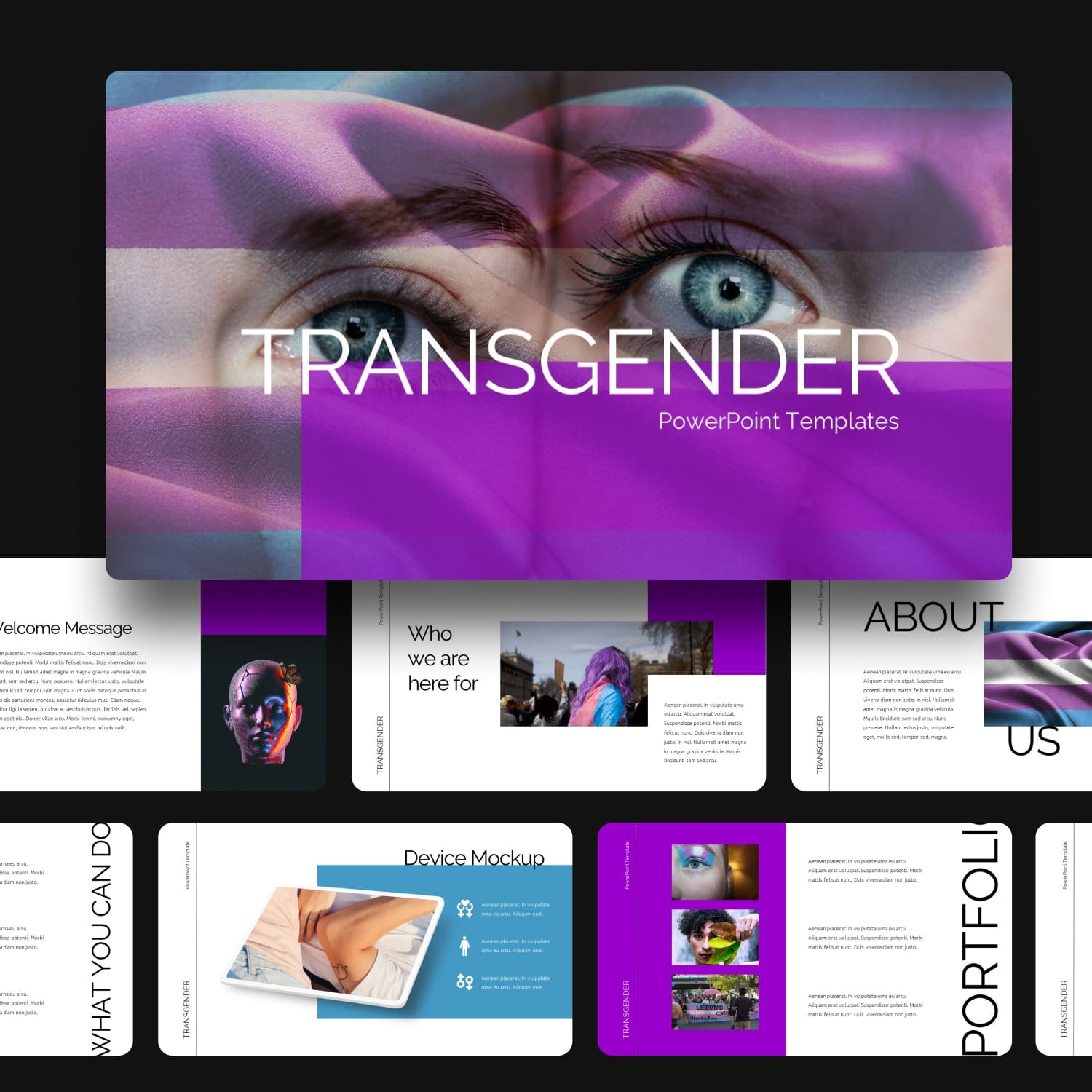 Transgender powerpoint templates.
