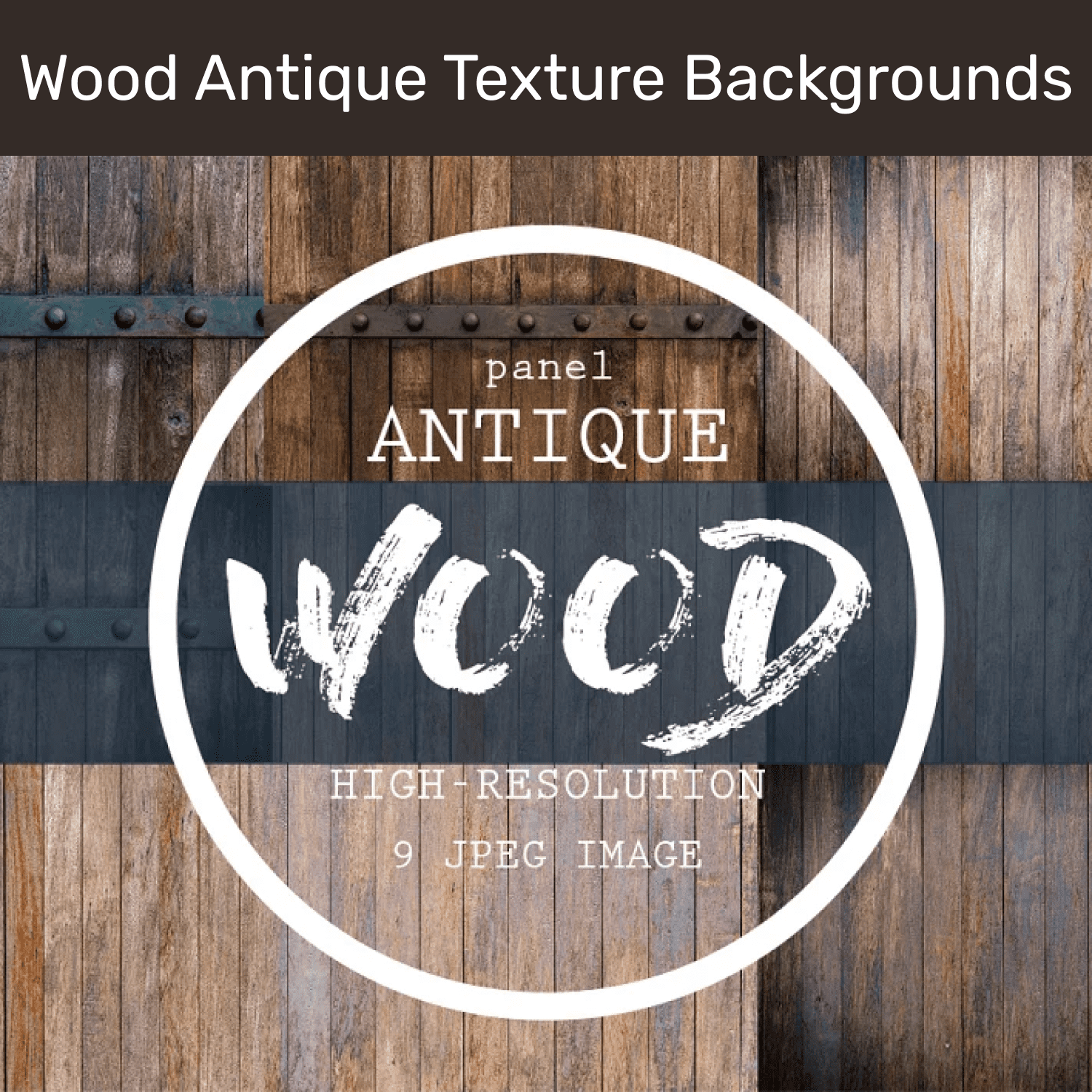 Wood Antique Texture Backgrounds cover.