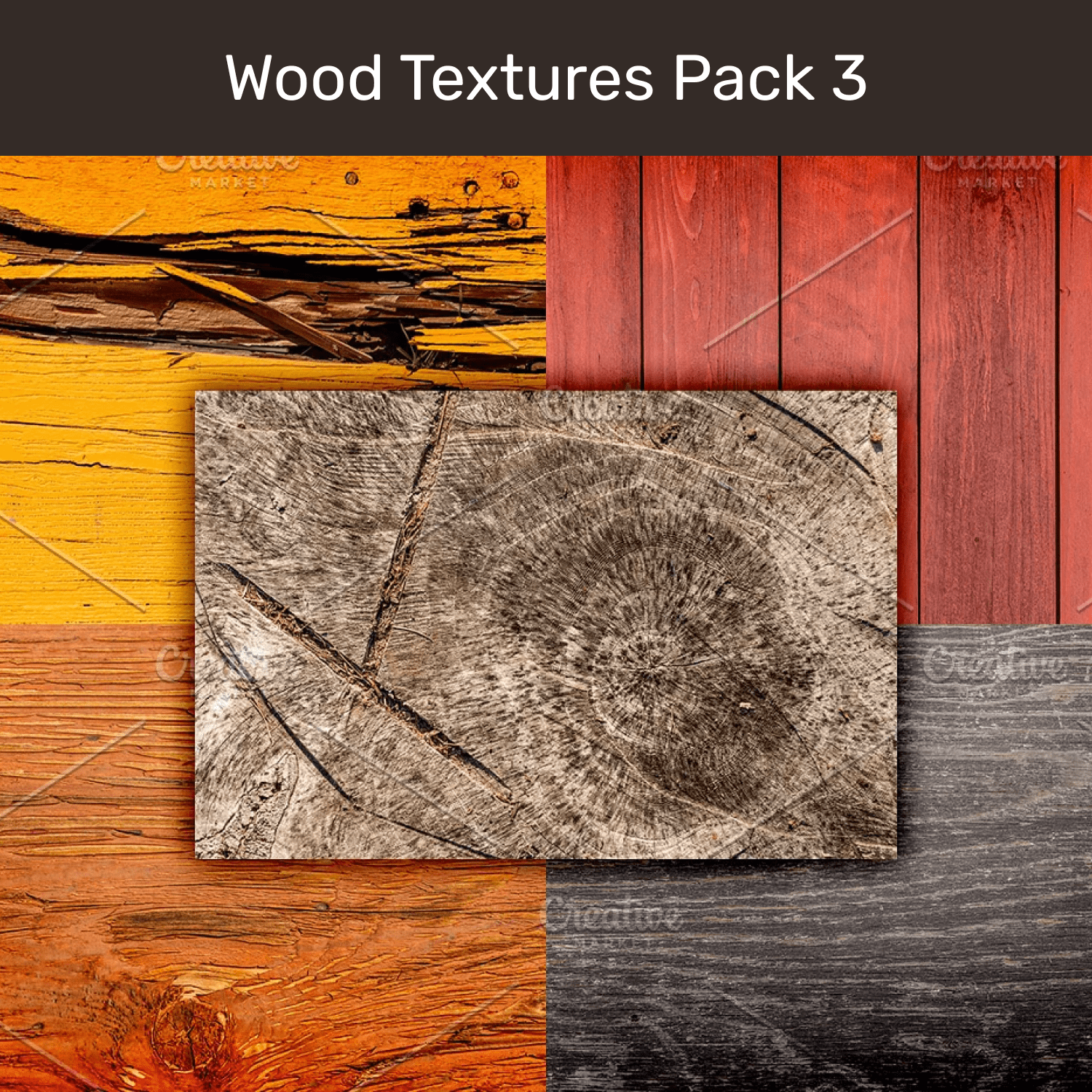 Wood Textures Pack 3 cover.