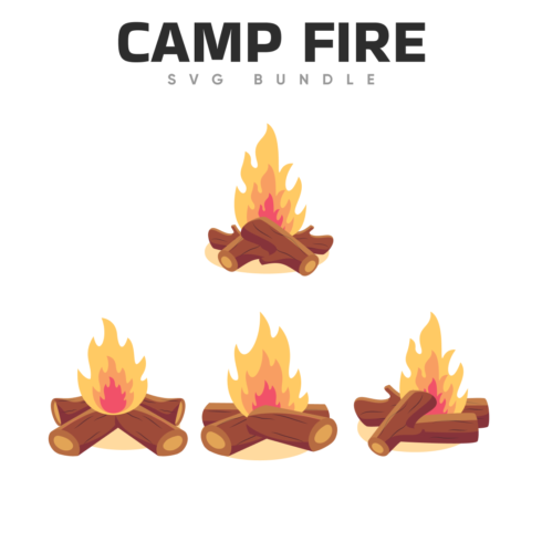 camp fire svg.
