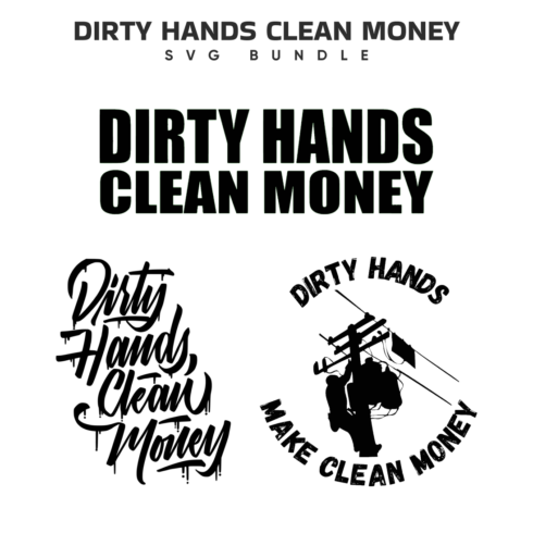 dirty hands clean money svg.