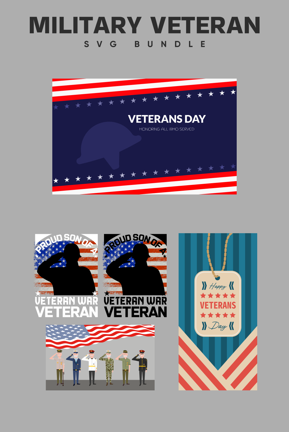 Military veteran collection.