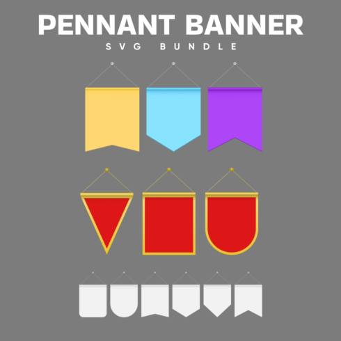pennant banner svg.