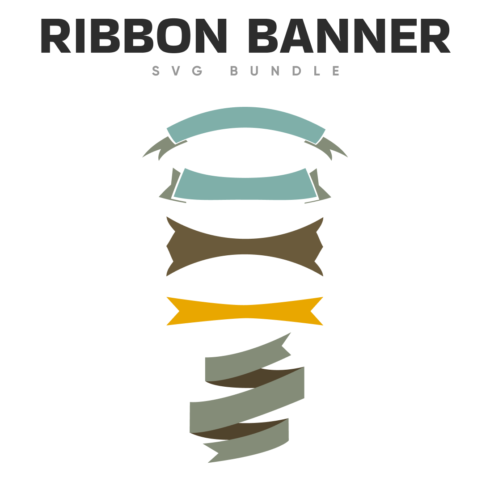 ribbon banner svg.