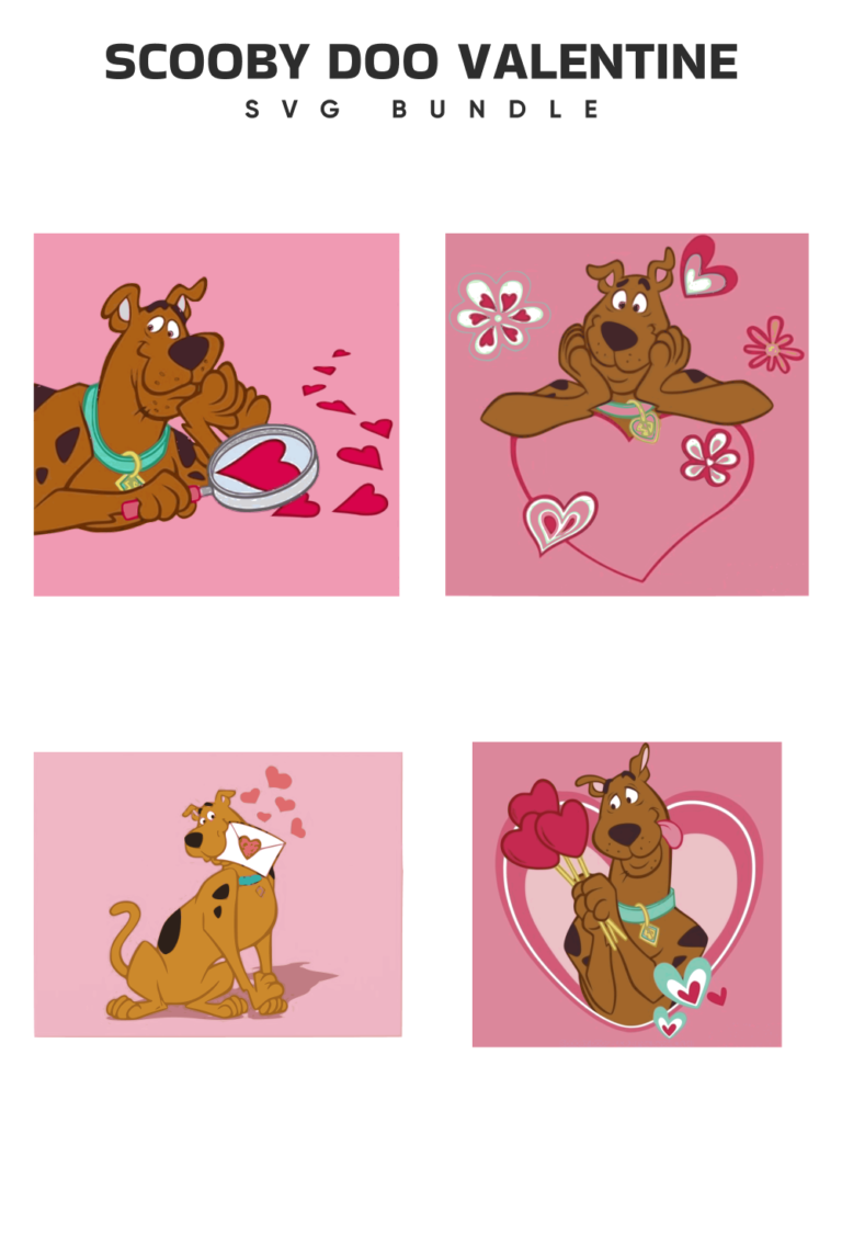 Scooby Doo Valentine SVG MasterBundles