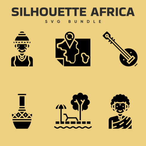 silhouette africa svg.