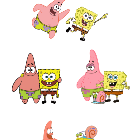 Spongebob and Patrick SVG | MasterBundles